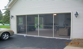 Garage Screen Sliding Door Installation